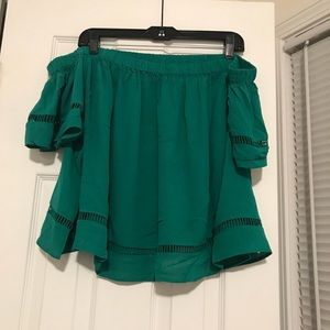 Off the shoulder shirt